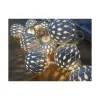 LED žibintų vainikas Decorative Lighting Sidabras