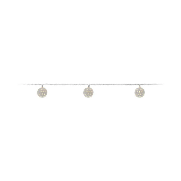 LED žibintų vainikas Decorative Lighting Sidabras