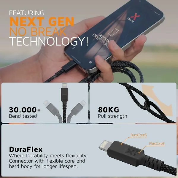 USB-кабель Xtorm CX3011 Чёрный 1,5 m