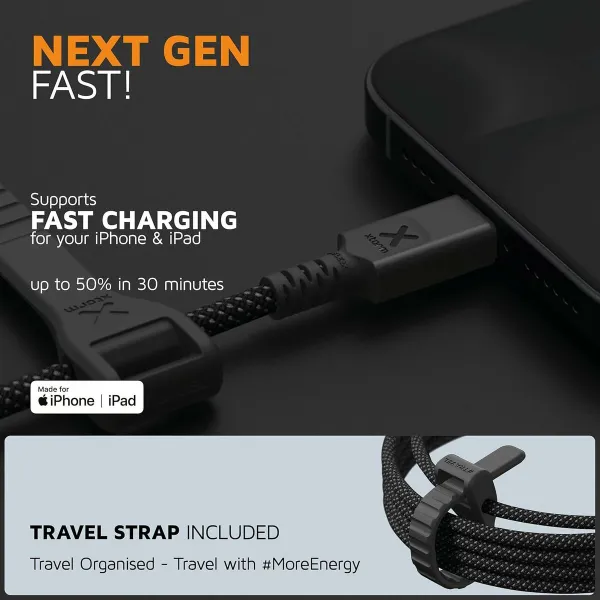 USB Cable Xtorm CX3011 Black 1,5 m