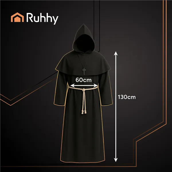 Ruhos Helovino vienuolio kostiumas 26175