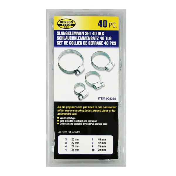 Klamber Bensontools 40 Tükid, osad