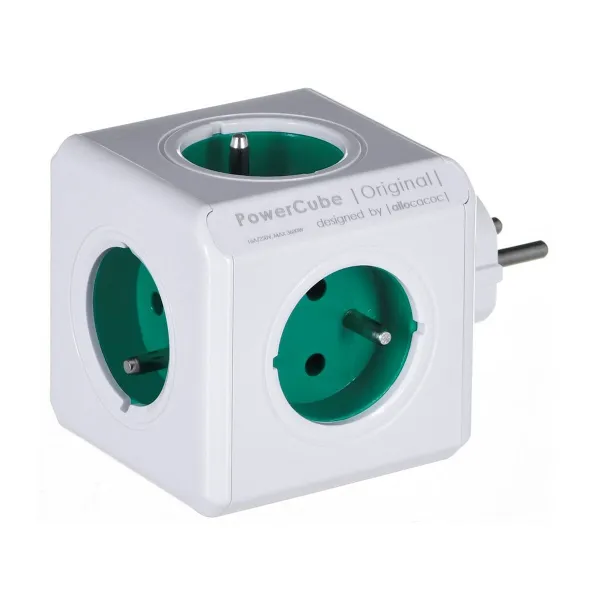 Kištuko adapteris Allocacoc 2100GN/FRORPC 230 V 16 A 5 Kištuko