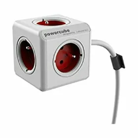Сетевой фильтр Куб Allocacoc PowerCube Белый Красный (1,5 m)