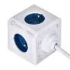 Kuubik mitme pistikuga Allocacoc PowerCube Extended USB Type E Sinine (1,5 m)