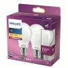 LED lemputė Philips Equivalent 100 W E27 Balta D (2700 K) (2 vnt.)