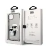 Karl Lagerfeld IML Glitter NFT Karl & Choupette - Case for iPhone 14 Plus (Black)