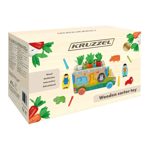 Сортировщик — деревянная машинка Kruzzel 26250
