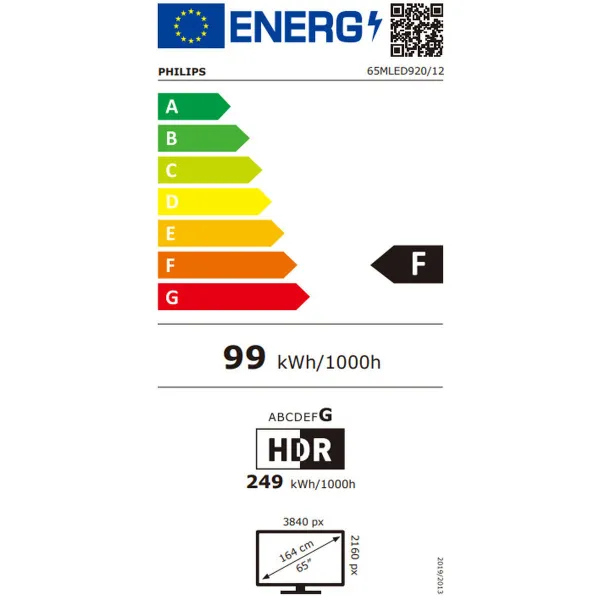 Smart TV Philips 65MLED920 AMD FreeSync 4K Ultra HD 65