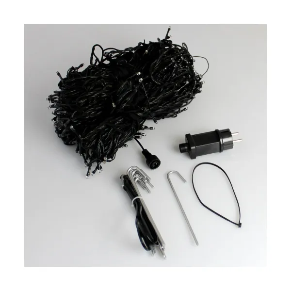 LED-verhovalot Valkoinen (8 m)