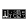 LED aizkaru gaismas Balts (8 m)