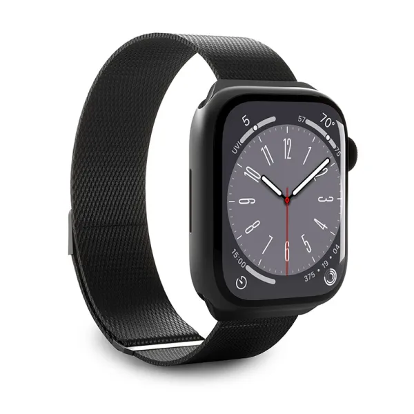 Puro Milanese Magnetic Band - Stainless steel strap for Apple Watch 38/40/41/42 mm (Black)
