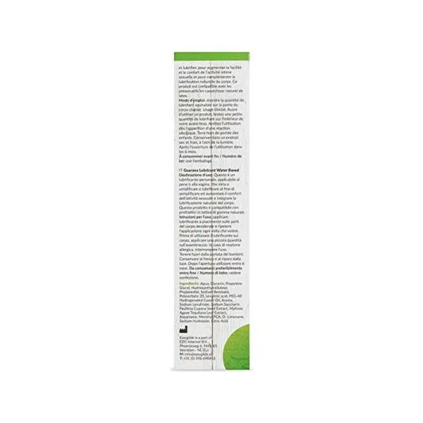 Slide Waterbased Lubricant Easy Glide EG017 30 ml