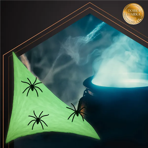 Glow-in-the-Dark Spiderweb Ruhhy 26214