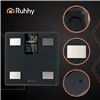 LCD bathroom scale - analytical black Ruhhy 20675