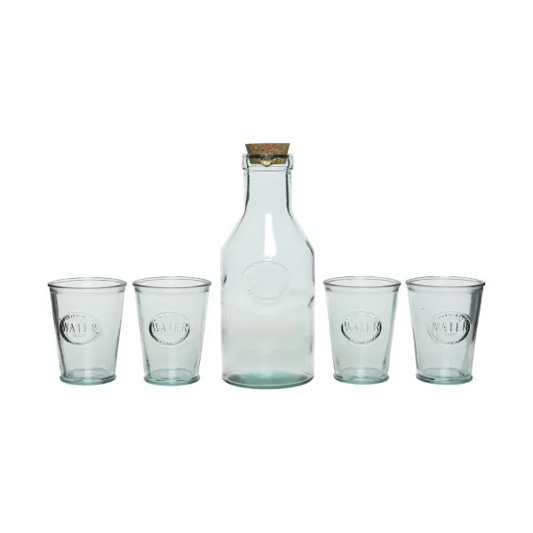 Glāžu komplekts Kitchen Goods Caurspīdīgs Stikls