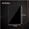 Декоративная фольгированная скатерть черная Ruhhy 26569