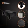 Декоративная фольгированная скатерть черная Ruhhy 26569