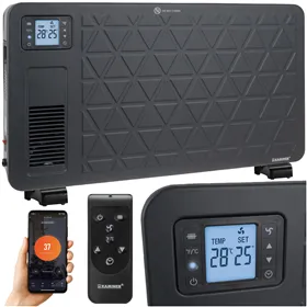 Electric heater - black Ziflo Kaminer 26403