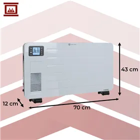 Electric radiator - white Ziflo Kaminer 26402