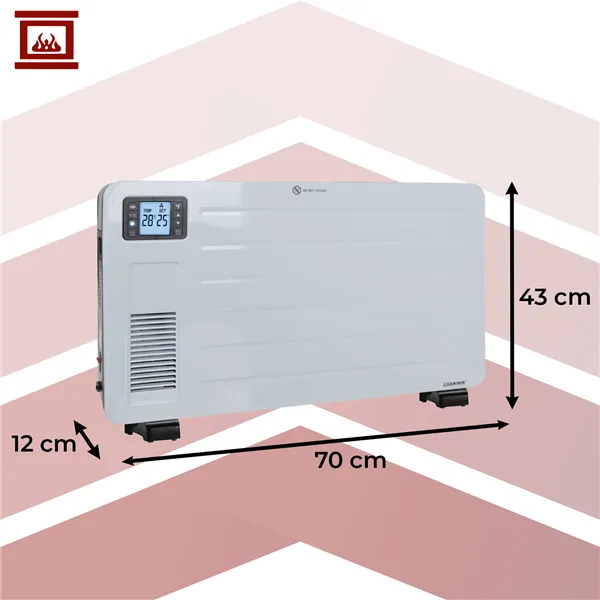 Electric radiator - white Ziflo Kaminer 26402