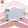 Electric radiator - white Ziflo Kaminer 26402