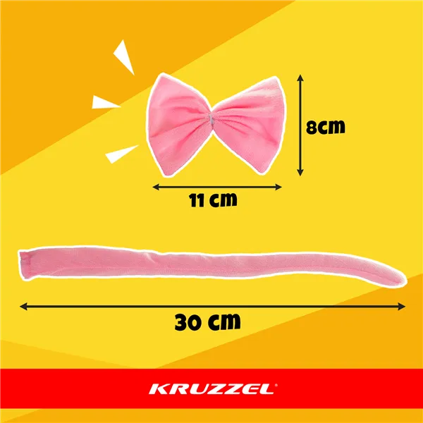 Kačiuko kostiumas - rožinis, 4 dalių, Kruzzel 26517