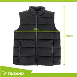 Trizand 26541 šildoma liemenė su USB, L dydžio