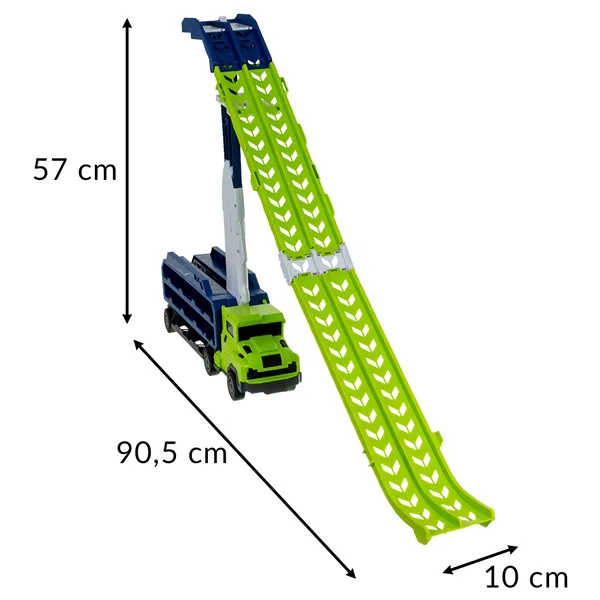 Sunkvežimis - čiuožykla su 6 automobiliais 26527