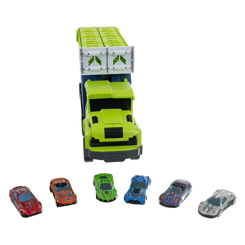 Sunkvežimis - čiuožykla su 6 automobiliais 26527