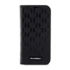 Karl Lagerfeld Booktype Saffiano Monogram - Case for iPhone 14 Pro (Black)