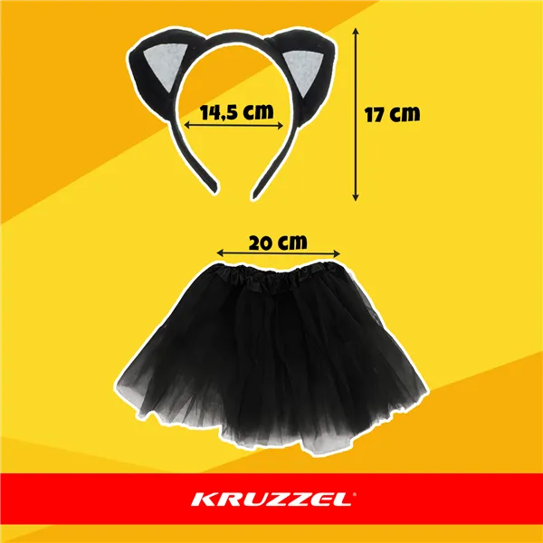 Kačiuko kostiumas - 7 dalių rinkinys Kruzzel 26474
