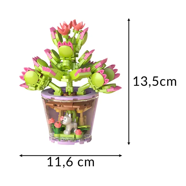 Construction blocks - flowers 172 pcs 26459