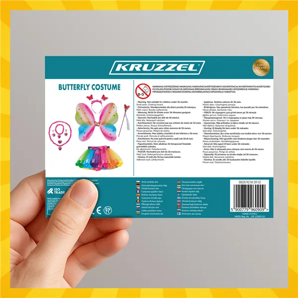 Butterfly Costume 6 Piece Kruzzel 26742