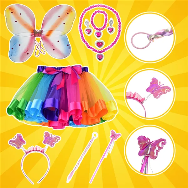Butterfly Costume 6 Piece Kruzzel 26742