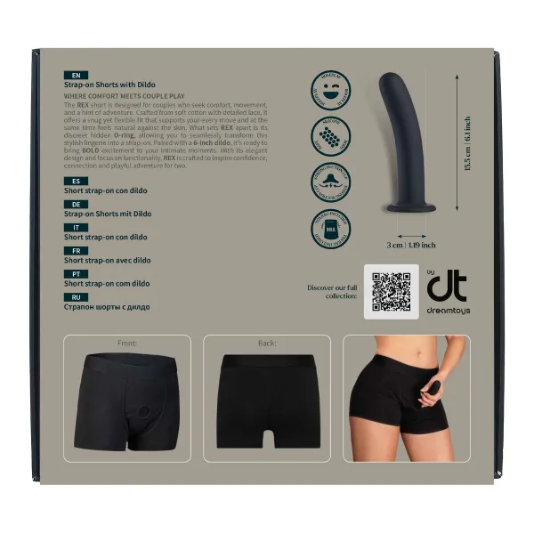 Biksītes ar dildo Dream Toys Bold