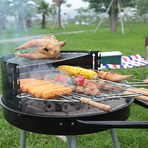 Söegrill Ratastega Grill Must Ø 51 cm