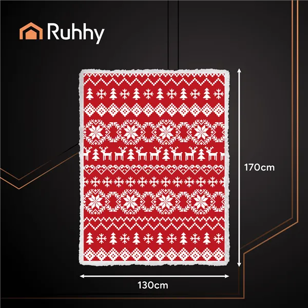 Christmas blanket 1.3x1.7cm Ruhhy 26610