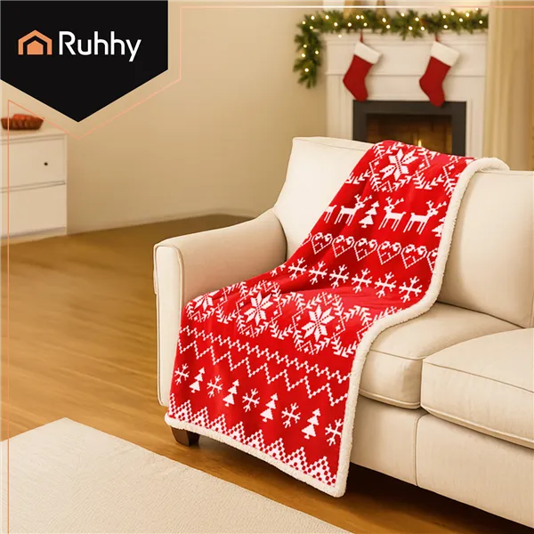 Christmas blanket 1.3x1.7cm Ruhhy 26610