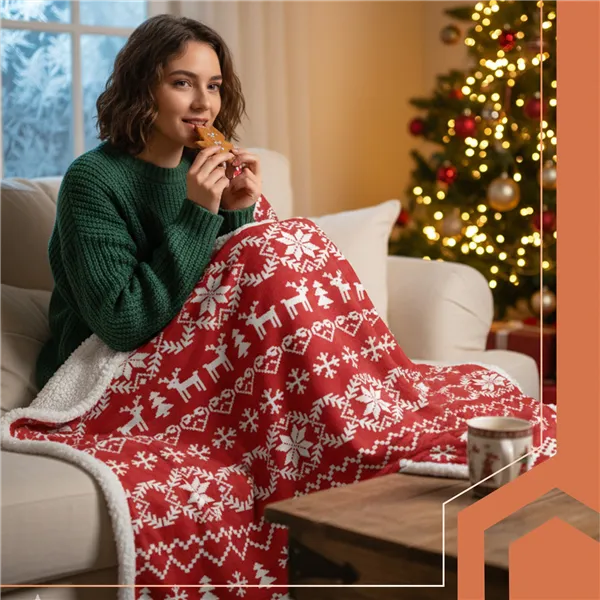 Christmas blanket 1.3x1.7cm Ruhhy 26610