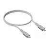 USB Cable Linq Byelements LQCU4100 White 1 m