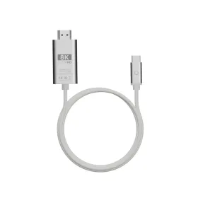 USB Kabelis Linq Byelements LQCCH200 Pelēks 2 m