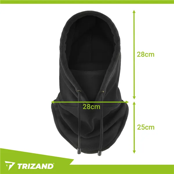 Žieminis šalikas - juodas Trizand 26127