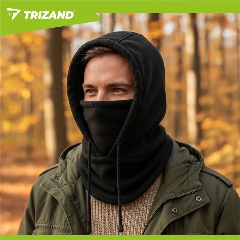 Žieminis šalikas - juodas Trizand 26127