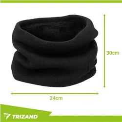 Juodas Trizand 26702 šalikas