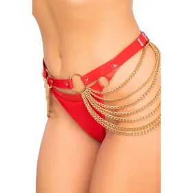 Alusvaatesetti Kinky Diva Punainen (XL) (S/L)