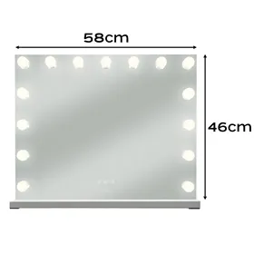 Зеркало косметическое 58x46см LED Soulima 26129