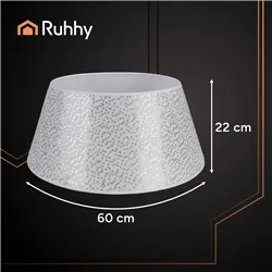 Christmas tree cover 60x22cm silver Ruhhy 25361