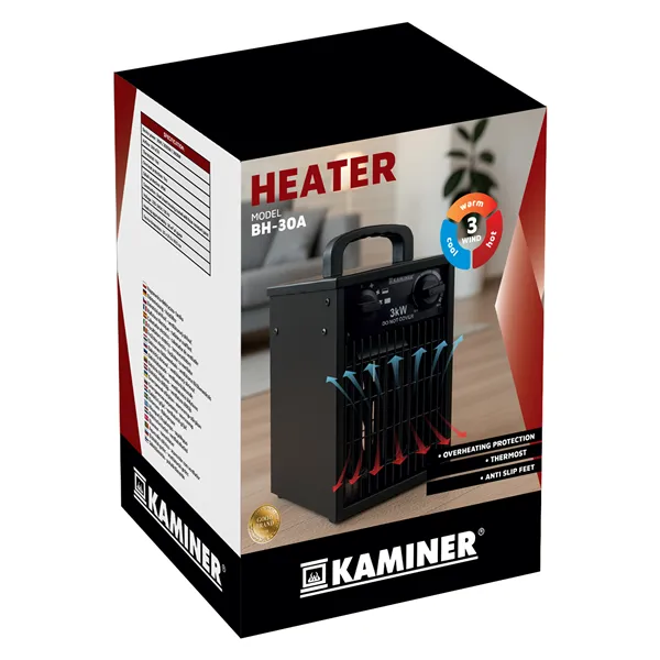 Kaminer 26072 electric heater