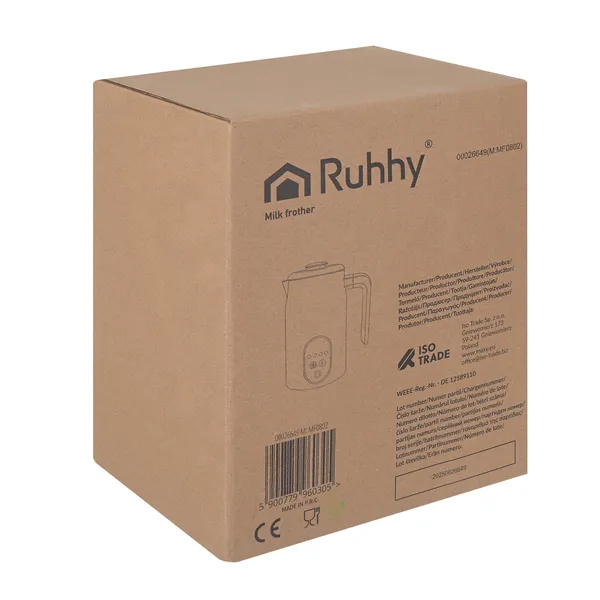 Milk frother with display 500W Ruhhy26649